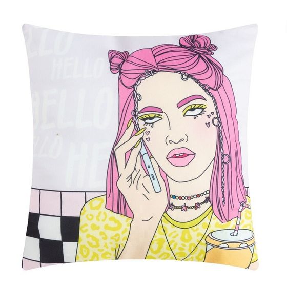 !Подарочный набор "Hello" подушка-секрет , 40х40 см и аксессуары