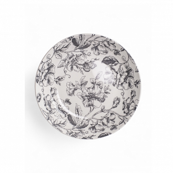 Тарелка суповая BOTANICA серый 20.5см 660мл