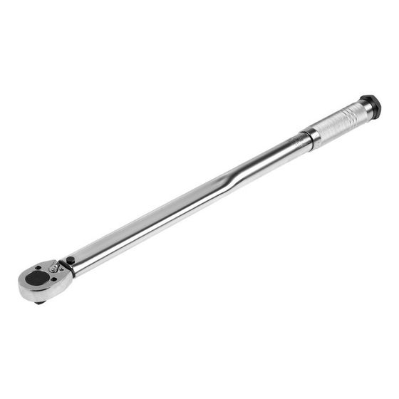 Ключ динамометрический ТУНДРА, 45 сталь, под квадрат 1/2&quot;, 75 - 350 Н*м, 620 мм