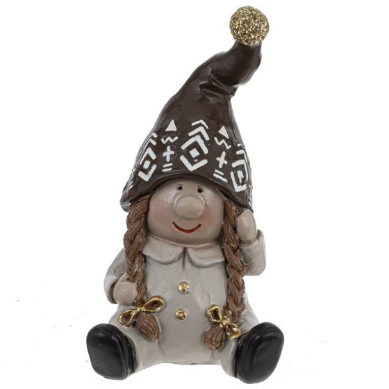 Фигурка декоративная &quot;Гном&quot;, L6 W6 H10,5 см, 2в.