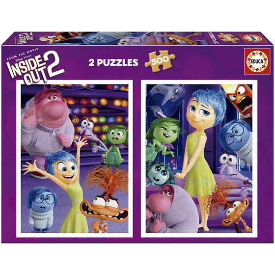 EDUCA 2x500 Pieces Inside Out 2 Peli Junio 2024 puzzle