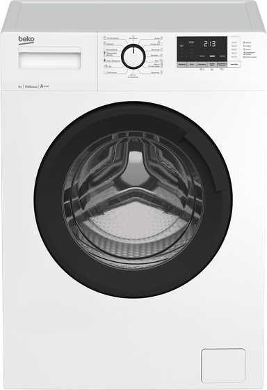 Стиральная машина Beko WRE6512ZAW белый 6кг 1000об/мин узкая