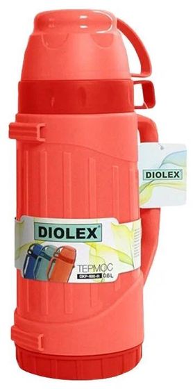 Термос Diolex DXP-600-R 600 мл красный