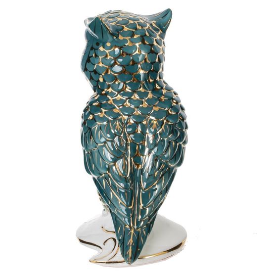 Фигурка декоративная "Сова", L8 W10 H16 см, 1 штука. дизайн микс