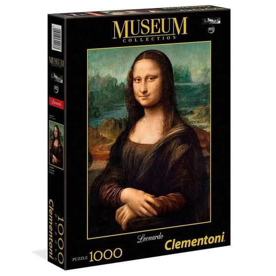 CLEMENTONI Louvre Museum Leonardo Mona Lisa Puzzle 1000 pieces