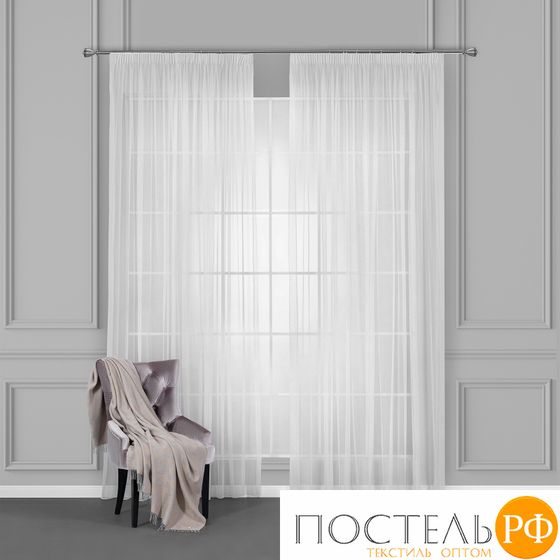 TOGAS Тюль РОЗАТТО бел 280х300-2, 2пр.