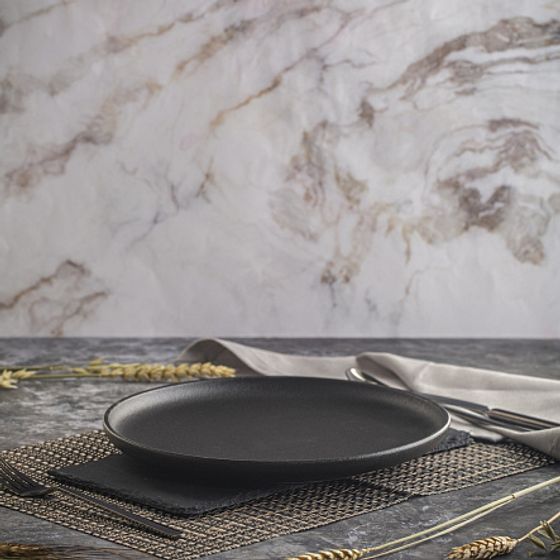 Тарелка обеденная ROCK BLACK 26см