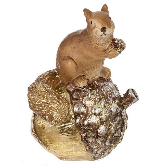 Фигурка декоративная  "Белка", L6 W5 H9 см, 2в.