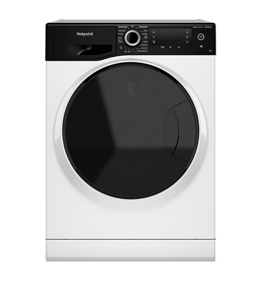 Стиральная машина Hotpoint NSD 8249 ZD AVE RU белый 8кг, 1200об/мин