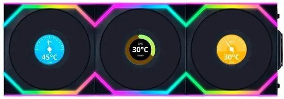 Вентилятор Lian-Li Uni Fan SL Wireless 120 черный 120х124.5x28мм LED 300-1900rpm 4pin (G99.12SLLCD1W3B.R0)