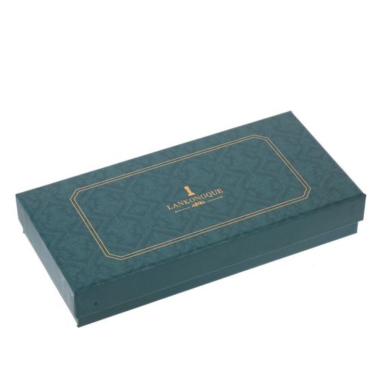 Набор для сургучной печати: ложка, воск, свеча, печать, 2 штампа, Д23 Ш11 В4 см