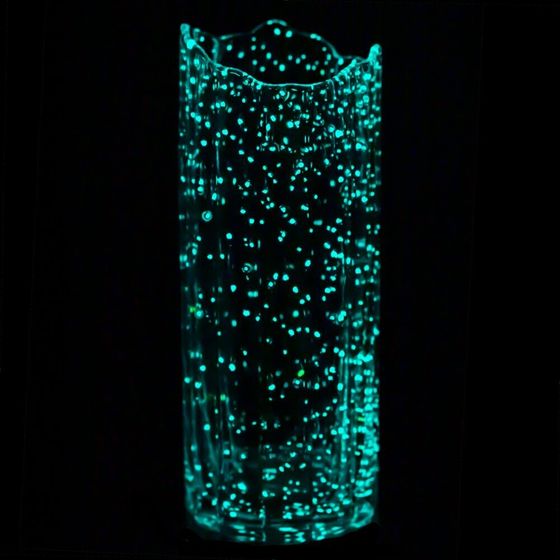 Ваза светящаяся в темноте, 1150 мл, L10 W10 H30 см