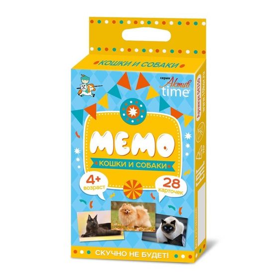 Настольная игра «Мемо. Кошки и собаки»