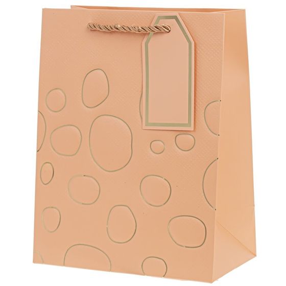 Пакет подарочный (бумага 210г/м2, блок 12шт), L18 W10 H23 см, 10в.