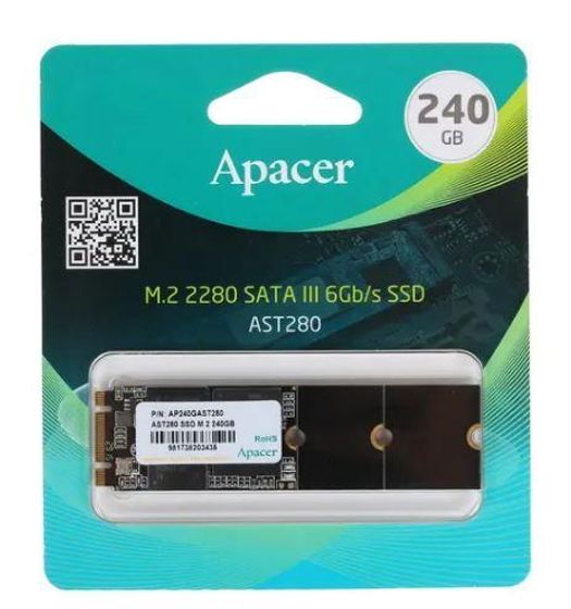 Накопитель SSD 240GB Apacer M.2 2280 AP240GAST280-1