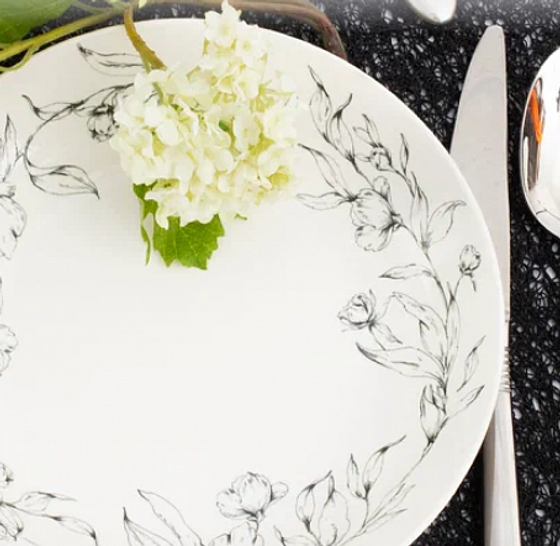 Тарелка суповая PEONIA 21см