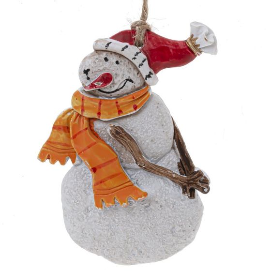 Изделие декоративное подвесное &quot;Снеговик&quot;, 6в, L6 W0,5 H9 см, 6в.