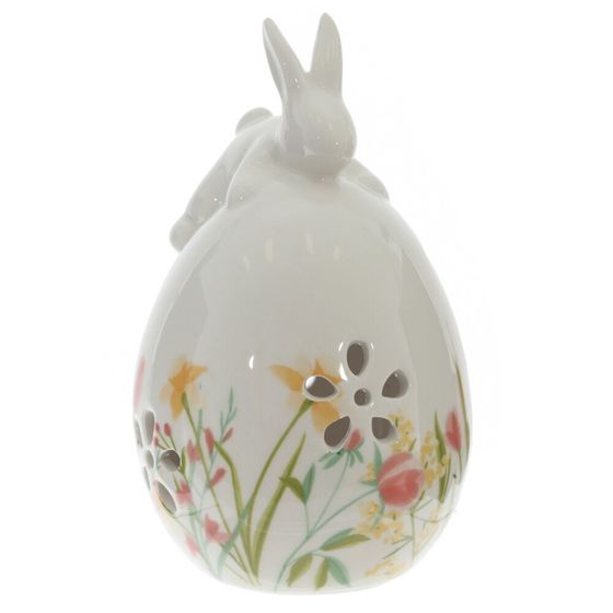 Фигурка декоративная &quot;Заяц на яйце&quot;, L9 W9 H15 см