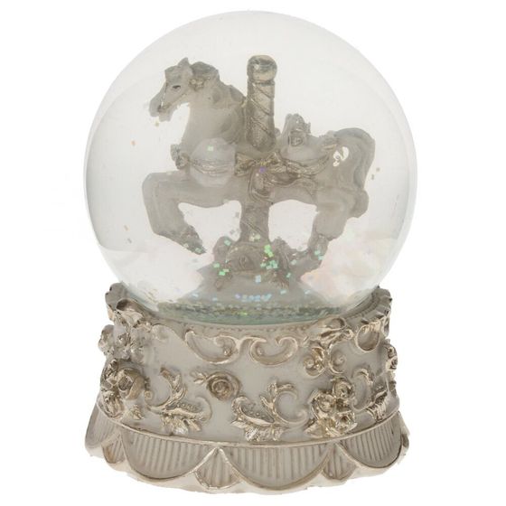 Фигурка декор в стекл шаре &quot;Лошадка&quot;, D 6.5 см, L6,5 W6,5 H8,5 см, 2в.