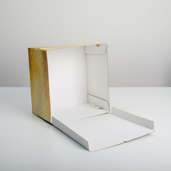 !09 Коробка кондитерская, упаковка, «Флюид» 30 х 30 х 19 см.