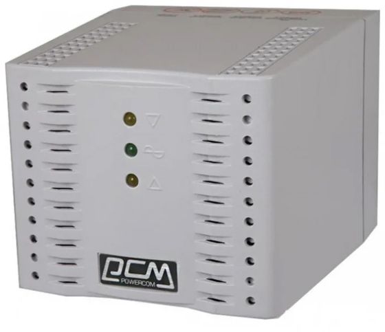 Стабилизатор напряжения Powercom TCA-3000 1500Вт 3000ВА белый