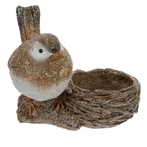 Фигурка декоративная &quot;Птичка&quot;, L10 W8 H9,5 см, 2в.