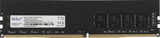 Память DDR4 8Gb 3200MHz Netac NTBSD4P32SP-08J Basic PC4-25600 CL22 288-pin