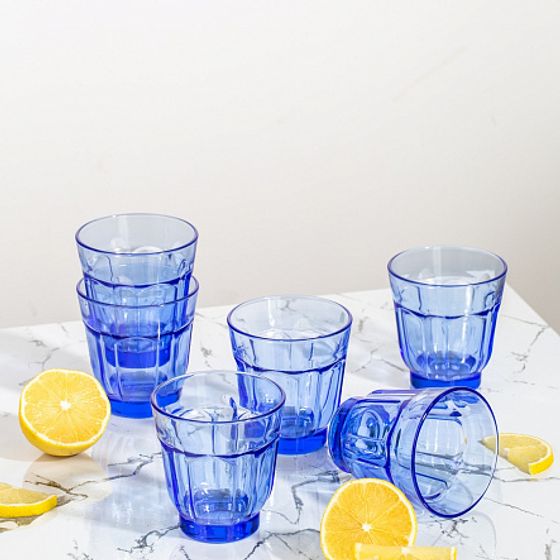 Стакан РОМАН синий 250мл низкий