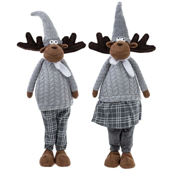 Игрушка набивная &quot;Олень&quot;, L24 W13 H59/45 см, 2в.