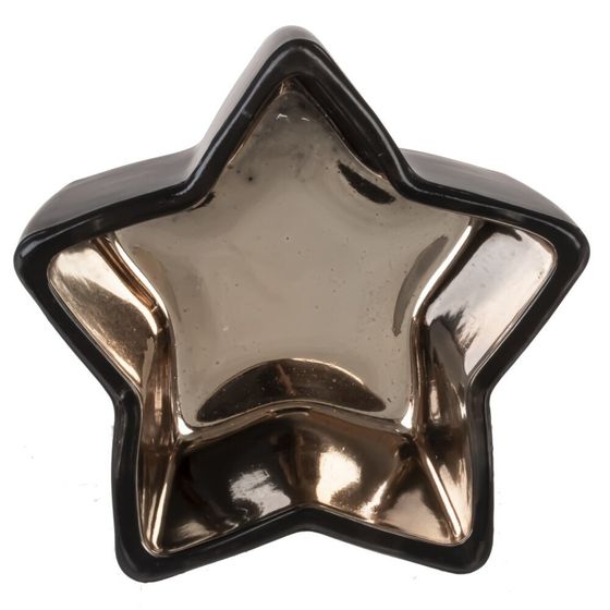 Подсвечник, L9,5 W9,5 H5 см, 1 штука, дизайн микс