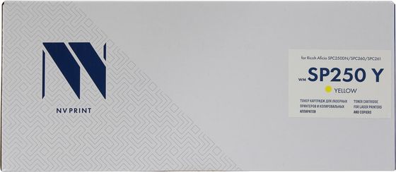 Картридж лазерный NVPrint SPC250EY для Ricoh Aficio SPC250DN/SPC260/SPC261, Yellow, (1600k)