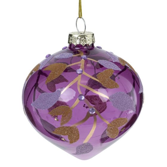 Набор из 12шт Украшение новогоднее "Шар", D8 см, L34 W25 H9 см