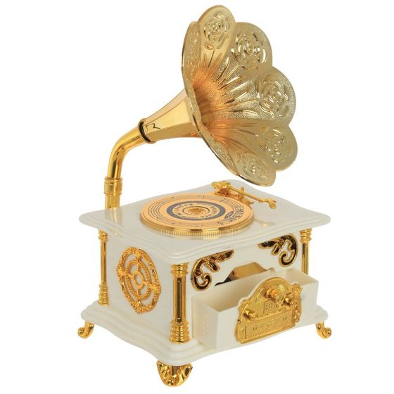 Изделие декоративное &quot;Граммофон&quot; (музык.), Д15 Ш14 В26 см