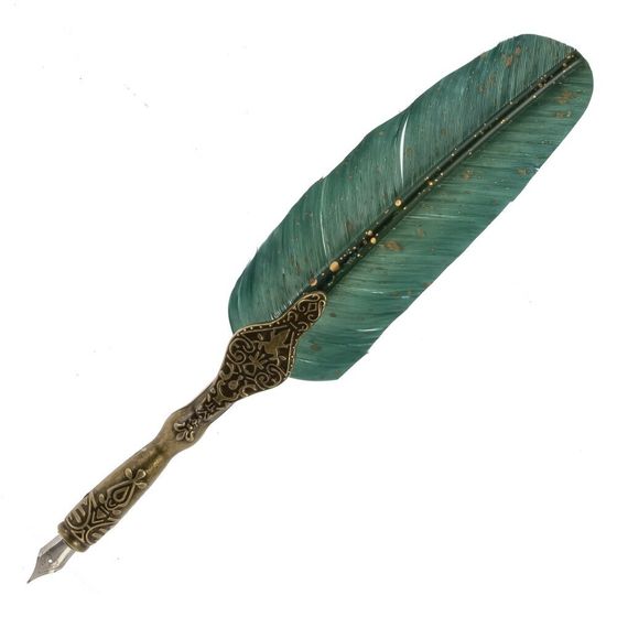 Набор подарочный: ручка перьевая, 5 наконечников, чернильница, Д28 Ш11,5 В4 см