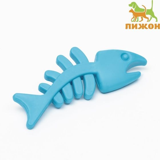 Игрушка жевательная &quot;Планктон&quot;, TPR, 12,5 см, голубая