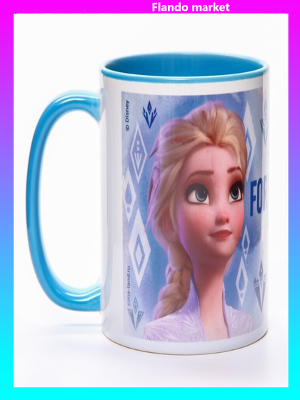 !09 Кружка сублимация "Эльза", Холодное Сердце 350 мл.