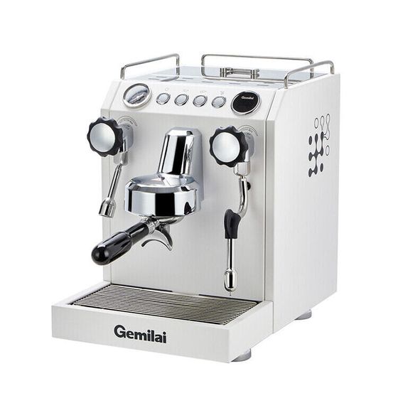 GEMILAI Coffee Machines Italian Semi-automatic Double Eyelid Commercial Home Milk Tea Shop CRM3145