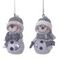 Фигурка декоративная подвесная &quot;Снеговик&quot;, L4 W3 H6 см, 2в.