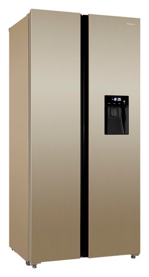 Холодильник NordFrost RFS 484D NFH inverter, шампань (Side-by-Side)