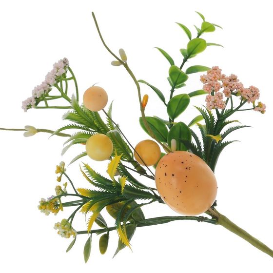 Ветка искусственная &quot;Пасхальная&quot;, L10 W6 H25 см