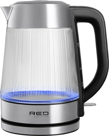 Чайник электрический Red Solution G121 1.8л 2200Вт черный/серебристый