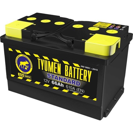 Автомобильный аккумулятор TYUMEN BATTERY 66 А/ч 6СТ-66LR Standard (низк), обратная