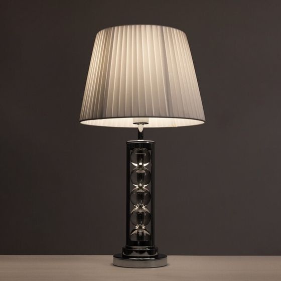 Декоративная настольная лампа Arte Lamp Jessica A4062LT-1CC, E27, 60 Вт, 35х35х65 см, хром