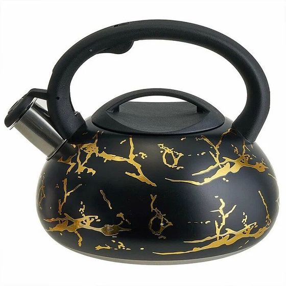 Чайник Alpenkok AK-538 3л со свистком черный