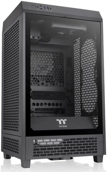 Корпус Thermaltake The Tower 200 черный без БП MiniTower miniITX (CA-1X9-00S1WN-00)