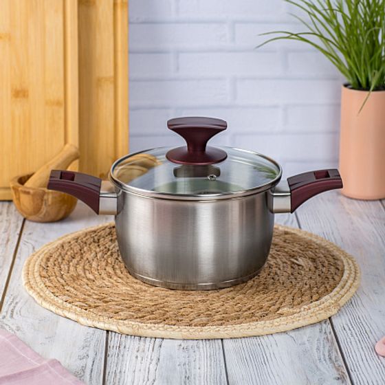 Кастрюля с крышкой AUGUSTA SPECIALE 18х10.5см 2.4л