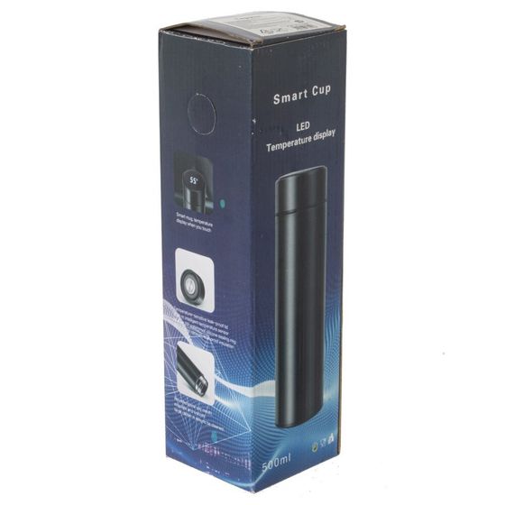 Термос, 500 мл, L6,5 W6,5 H22 см, (сохр.t до 6 часов)