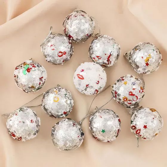 !09 Набор шаров пластик d-3 см, 24 штуки "Волшебный перелив"