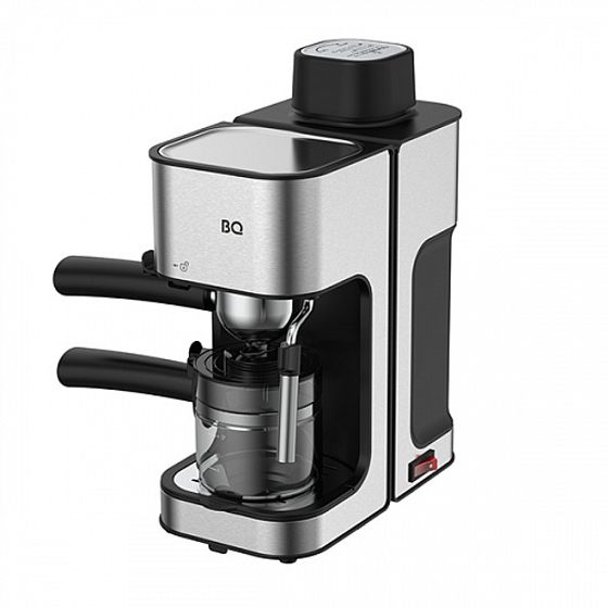 Кофеварка рожковая BQ CM4000 800Вт серебристый/черный