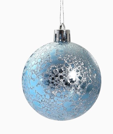 !09 Набор шаров пластик d-6 см, 12 шт &quot;Сказочные узоры&quot; орбита, голубой